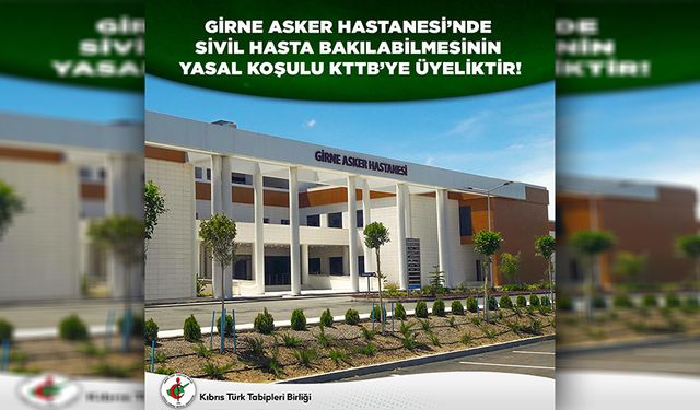 Tabipler Birliği, yeni hastanelerin mevcut gerçek nüfusa uygun şekilde planlanarak hayata geçirilmesini istedi