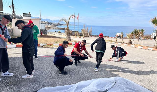 Kıbrıs Türk İzcilik Federasyonu “Ergin İzci Kışa Merhaba Kampı” düzenledi