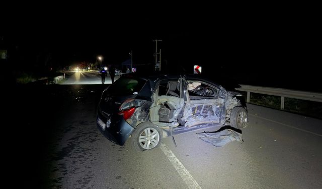 Dipkarpaz-Yenierenköy anayolunda trafik kazası.. 25 yaşındaki genç hayatını kaybetti