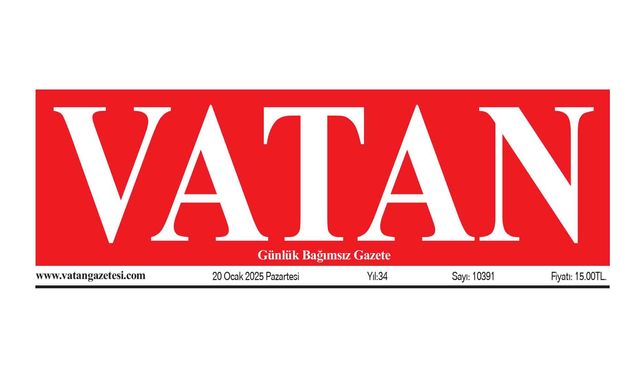 VATAN Manşet - 20 Ocak 2025