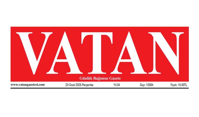 VATAN Manşet - 23 Ocak 2025