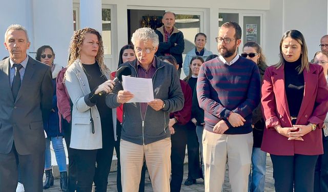 Lefke Gazi Lisesi Okul Aile Birliği, deprem güvenliği konusunda önlem alınmasını istedi