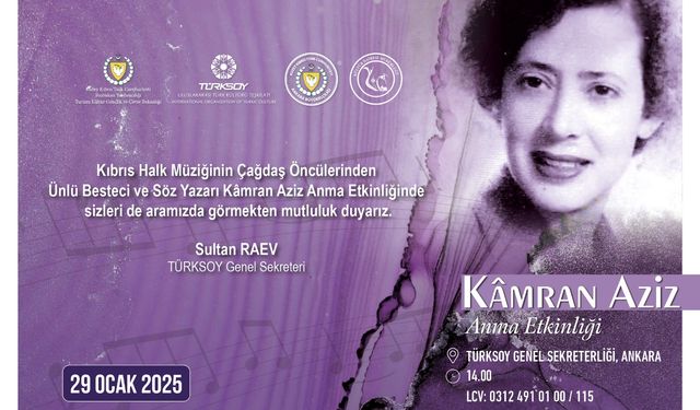 TÜRKSOY'dan Ankara’da Kamran Aziz’i anma programı