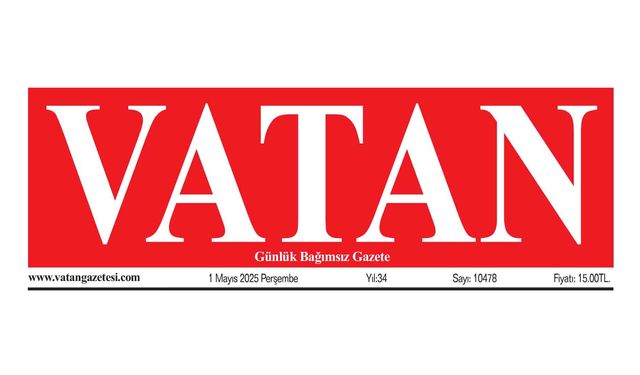 VATAN Manşet - 1 Mayıs 2025