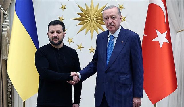 Erdoğan, Zelenskiy ile bir araya geldi