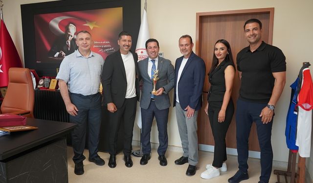 Sapsızoğlu ve Heyeti, Güler’i ziyaret etti