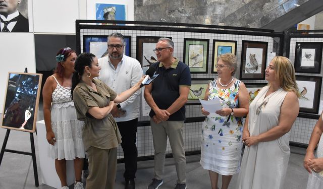 "Kıbrıs’taki Kuşlar" temalı resim sergisi açıldı