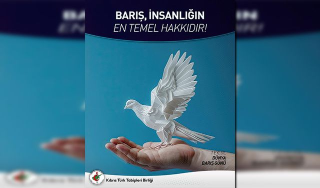 Tabipler Birliği Başkanı Dalkan: "Barış günü barış ve özgürlük umuduyla kutlanıyor"