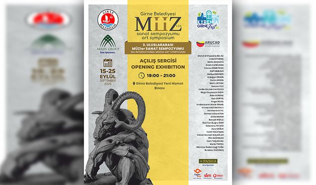 “3. Uluslararası MÜZ-ler Sanat Sempozyumu” açılış sergisi bugün yapılacak
