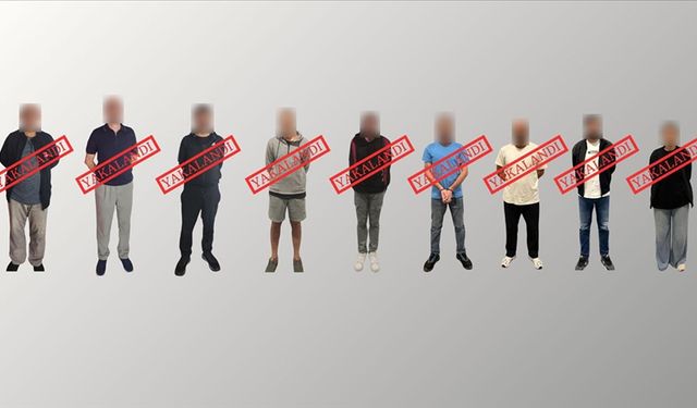 Kırmızı bültenle uluslararası seviyede aranan dokuz kişi Türkiye'ye iade edildi