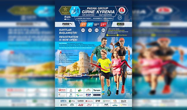 “Pasha Group Girne Yarı Maratonu 2025” başlıyor