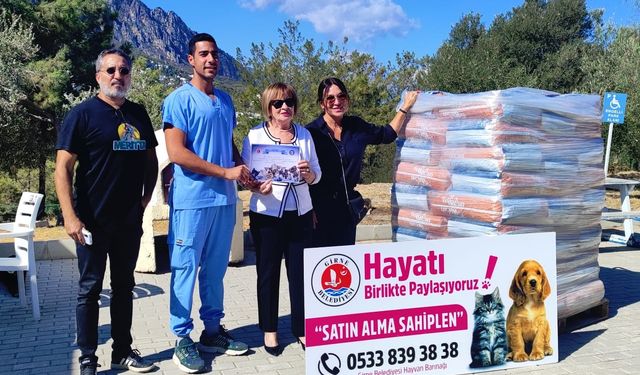 Merit’ten hayvan barınağına anlamlı katkı