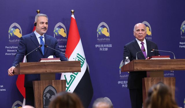 Türkiye Dışişleri Bakanı Fidan, Iraklı mevkidaşı Hüseyin ile ortak basın toplantısında konuştu