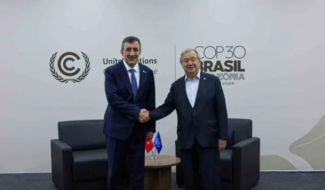 Yılmaz, Guterres ile görüştü: "Küresel barış için işbirliklerine yapıcı katkı sunmayı sürdüreceğiz"