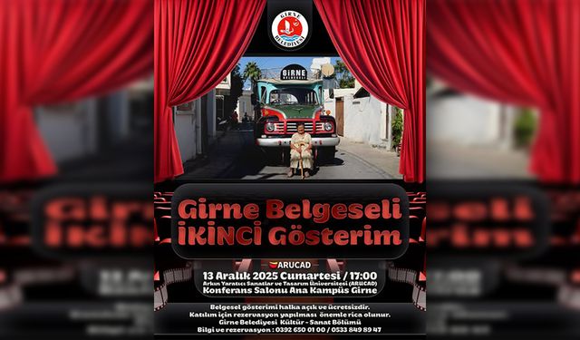 “Girne Belgeseli” ikinci kez izleyiciyle buluşuyor