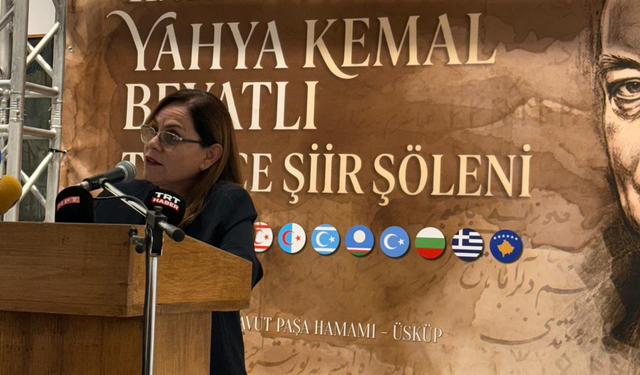 Şair Feyzan Korur KKTC’yi Üsküp’te temsil etti