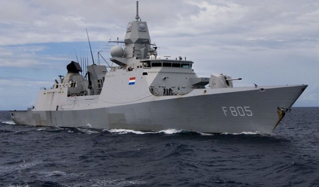 Hollanda’nın “HNLMS Evertsen” fırkateyni de bölgeye geliyor
