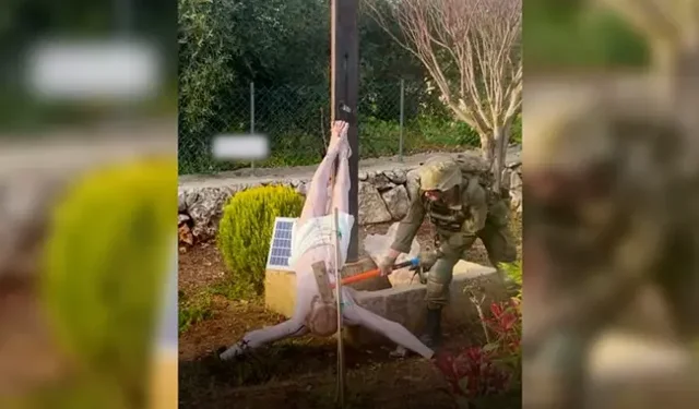 İsa heykelini parçalandığı doğruladı...İsrail: “Bu olaydan dolayı özür diliyoruz”