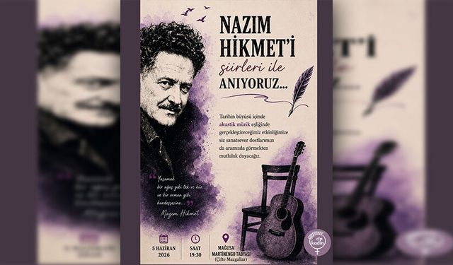 CTP Kadın Örgütü Mağusa İlçesi’nden Nazım Hikmet’i anma etkinliği