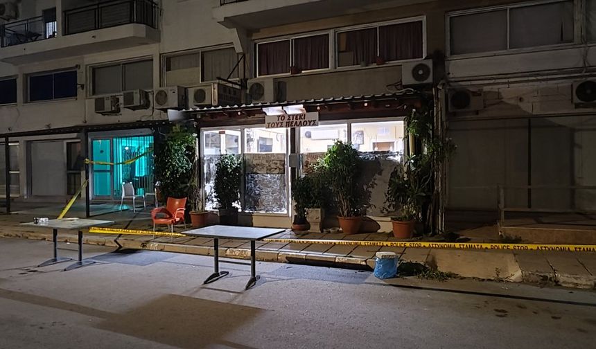 Larnaka’da Kıbrıslı Türk’e ait kafeye ateş açıldı