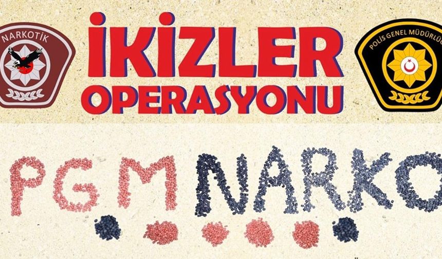 Polisten “İkizler Operasyonu”… 2 bin 500 adet MDMA hap ele geçirildi