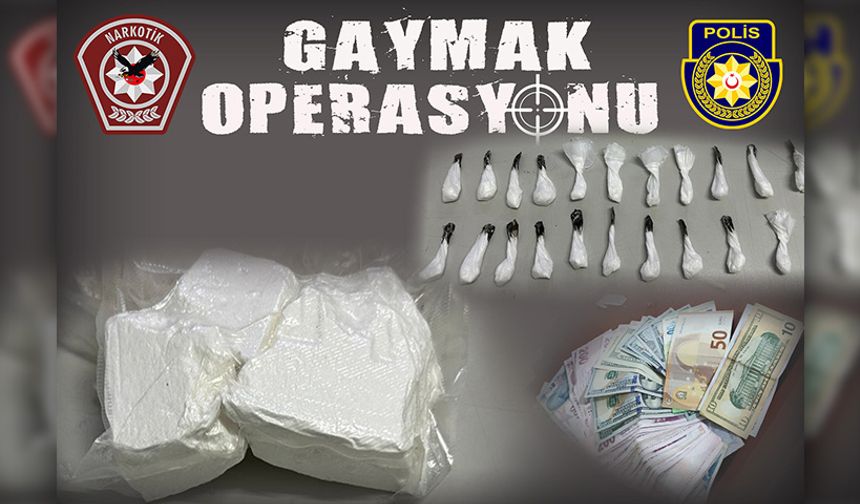 Polisten “Gaymak Operasyonu”… Satışa hazır paketler halinde kokain ele geçirildi