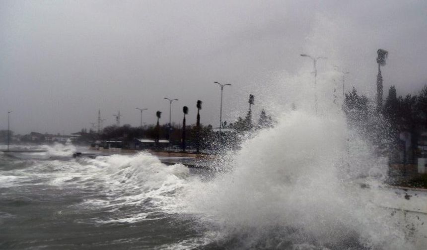 Meteoroloji’den denizlerde şiddetli rüzgar uyarısı