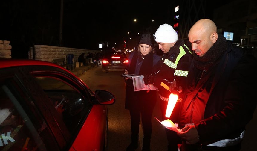 Lefkoşa ile İskele'de asayiş ve trafik denetimi...