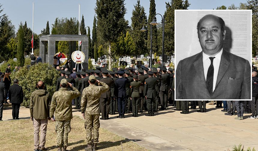 KTFD Başbakanı Osman Örek 26’ncı ölüm yıl dönümünde devlet töreniyle anıldı