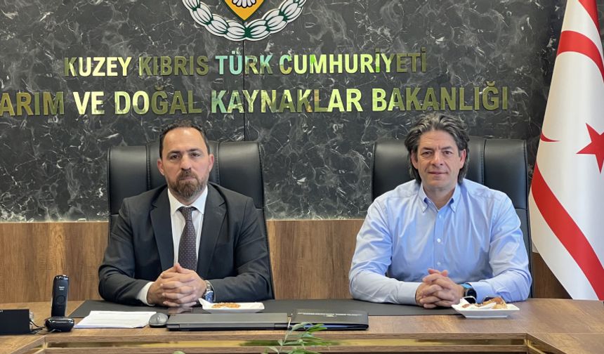 Tarım Bakanı Çavuş, Tüm Süt, Et ve Damızlık Sığır Yetiştiricileri Derneği Başkanı Solakoğlu’nu kabul etti