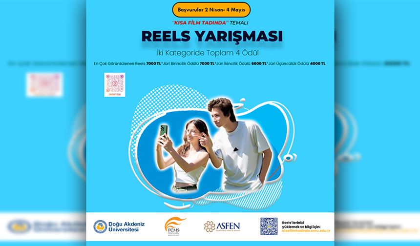 DAÜ Sinema ve Televizyon Bölümü, Reels Yarışması düzenliyor