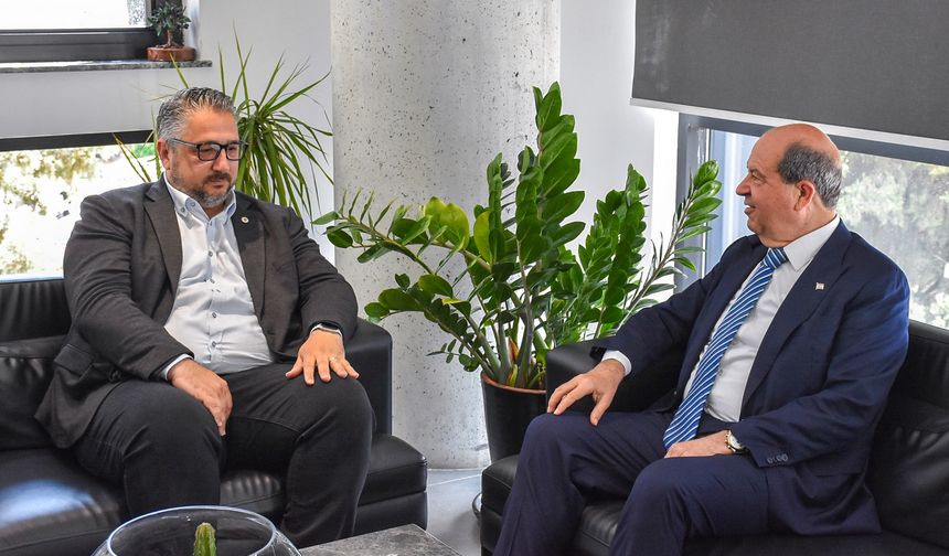 Cumhurbaşkanı Tatar, Girne Belediyesi’ni ziyaret etti