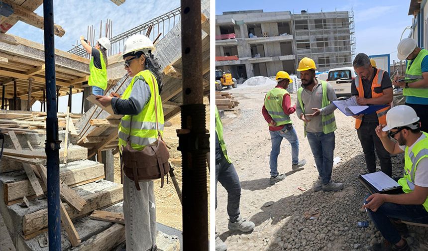 Çalışma Dairesi’nden inşaatlara iş sağlığı ve güvenliği denetimi…8 inşaatın faaliyeti durduruldu