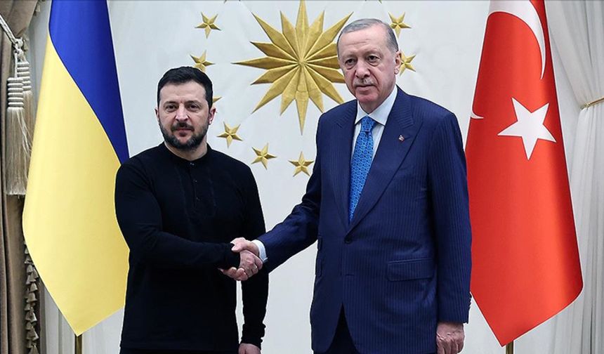 Erdoğan, Zelenskiy ile bir araya geldi