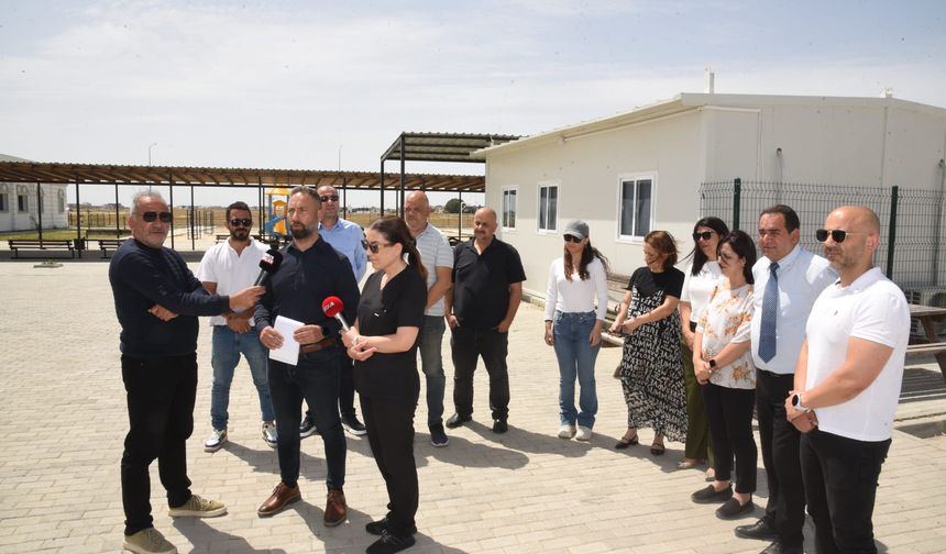 KTÖS, Lefkoşa Dr. Suat Günsel İlkokulu’nda eylem yaptı