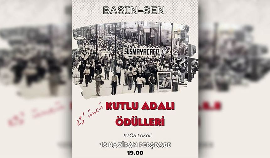 23. Kutlu Adalı Ödül Töreni perşembe günü yapılıyor