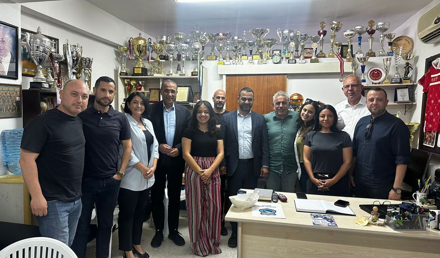 CTP Girne İlçesi’nden Akdeniz Spor Birliği’ne ziyaret