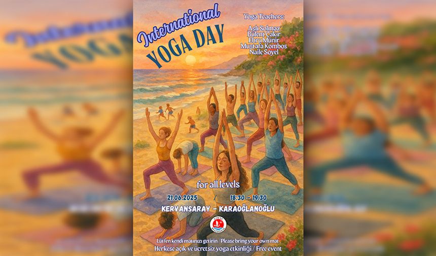 Girne Belediyesi cumartesi günü ücretsiz yoga etkinliği düzenliyor