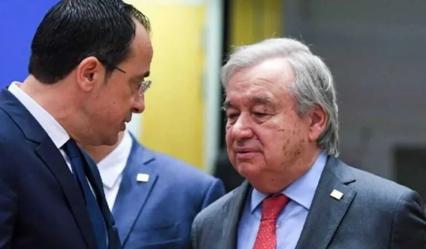 Hristodulidis Guterres’le görüştü