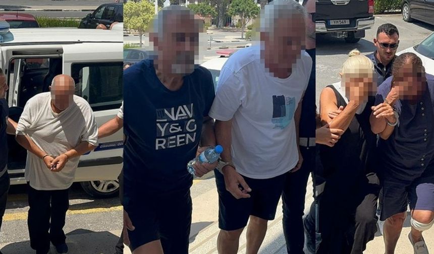 Kıbrıslı Rum 5 sanık bugün yeniden mahkemeye çıkarıldı... Duruşma yarın devam edecek