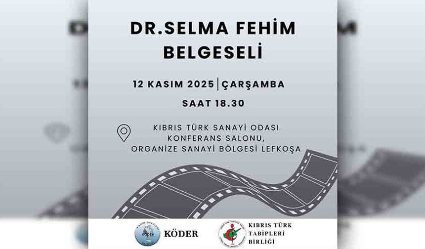 İlk kadın uzman hekim Dr. Selma Fehim’in belgeseli gösteriliyor