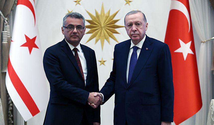 Erdoğan: "Kıbrıs Türkü'nün gösterdiği yapıcı tutumu Rum tarafı da gösterirse adada adil, gerçekçi çözüm bulunabilir"