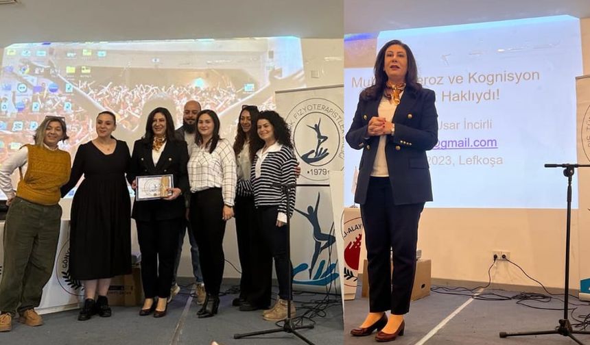 Fizyoterapistler Derneği İncirli’yi tebrik ederek başarılar diledi