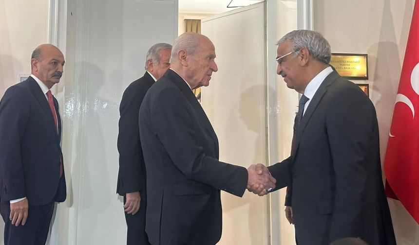 Bahçeli, DEM Parti heyetini kabul etti