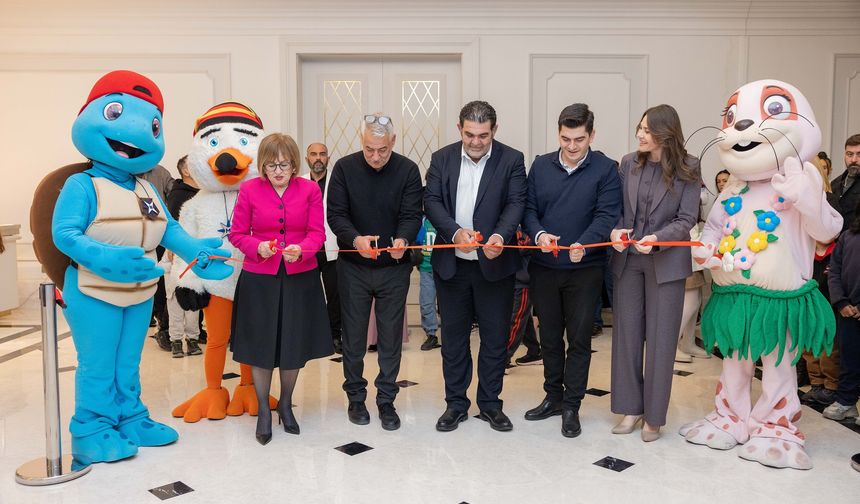 Merit İlkokullar arası kompozisyon yarışması ödül töreni ve resim sergisi açılışı yapıldı