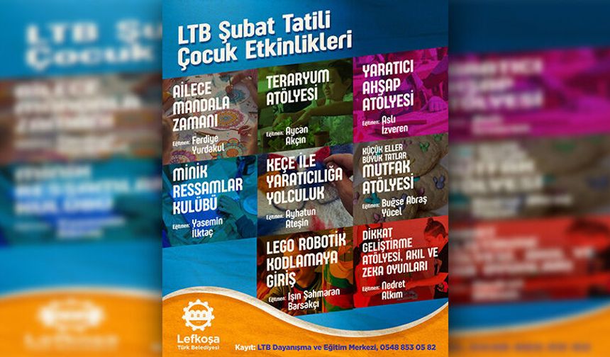 LTB çocuk etkinlikleri için kayıtlar başladı