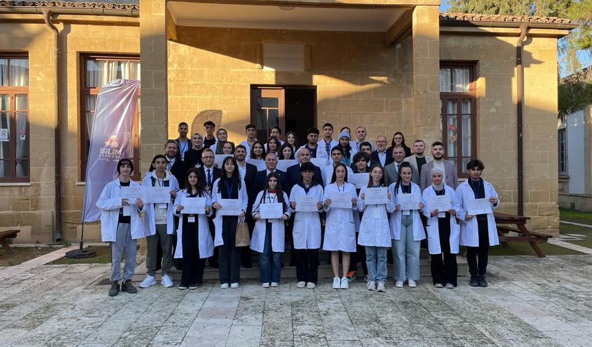 Deneysel Bilim Tarihi Kıbrıs 2026, sertifika töreniyle tamamlandı