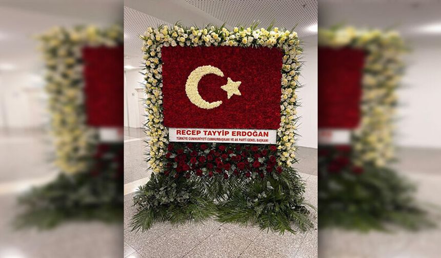MHP’nin 57. Kuruluş Yıl Dönümü...Erdoğan'dan MHP’ye kutlama çiçeği