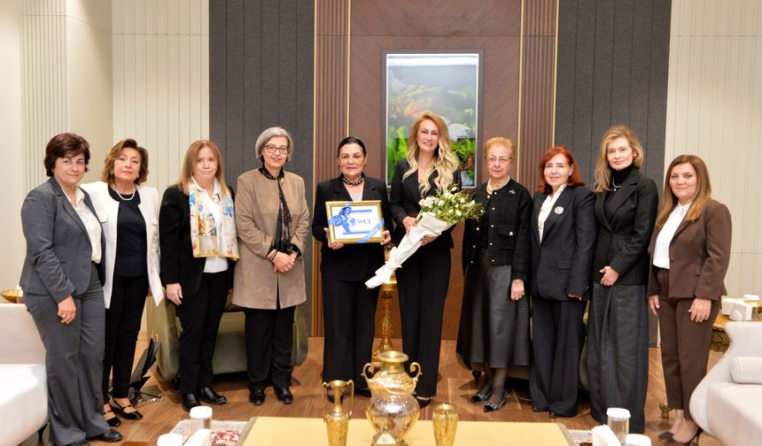 Nilden Bektaş Erhürman, “Welcome to Turkish Cyprus Club” yönetimi ile bir araya geldi