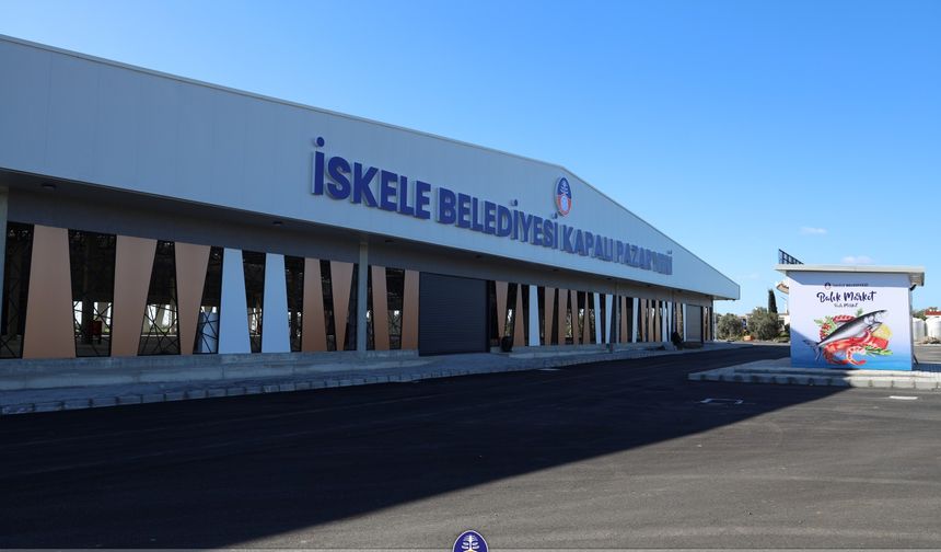 İskele kapalı pazar alanı 13 Ocak'ta açılacak